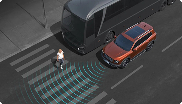 Funcție de detecție pietoni